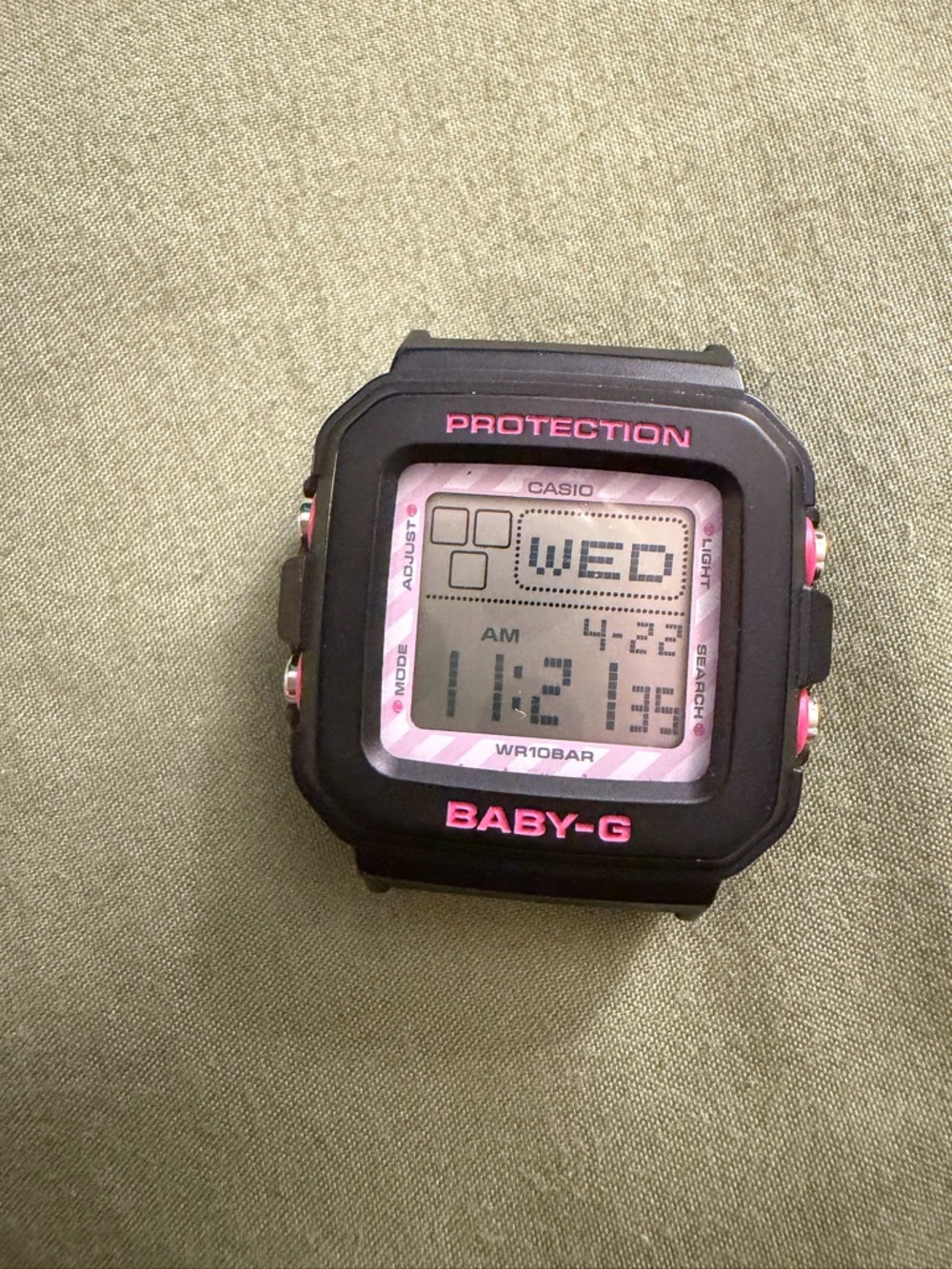 Casio BABY-G Black and Pink Digital Watch with Kuromi Strap - Picture 4 of 6